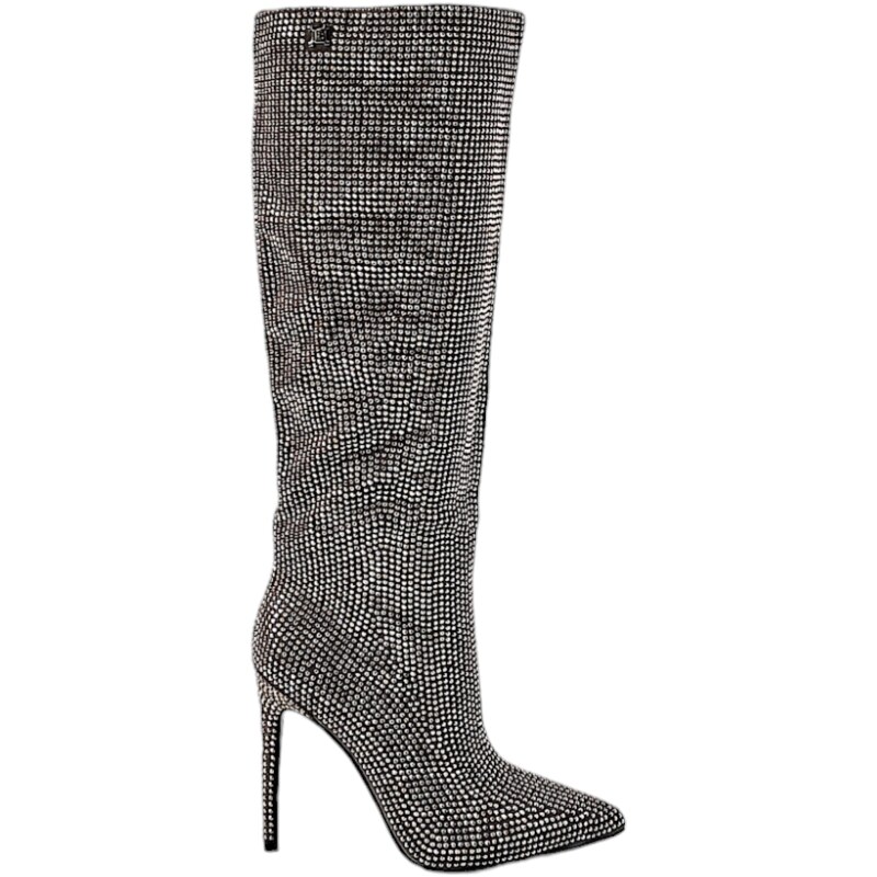 Čižmy Laura Biagiotti Strass Black 56369456