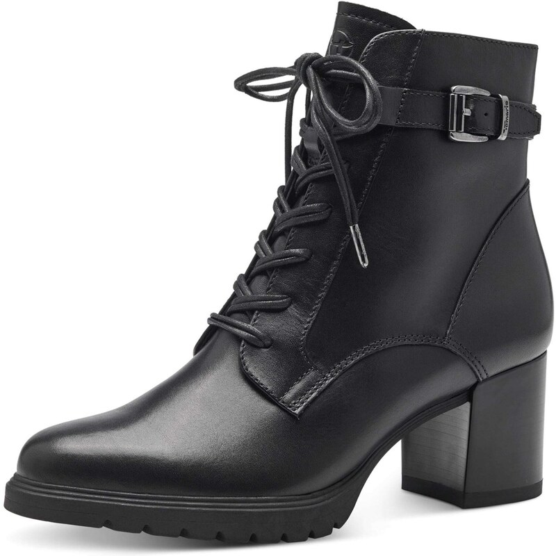 Tamaris Šnurovacie členkové čižmy čierna 47240394