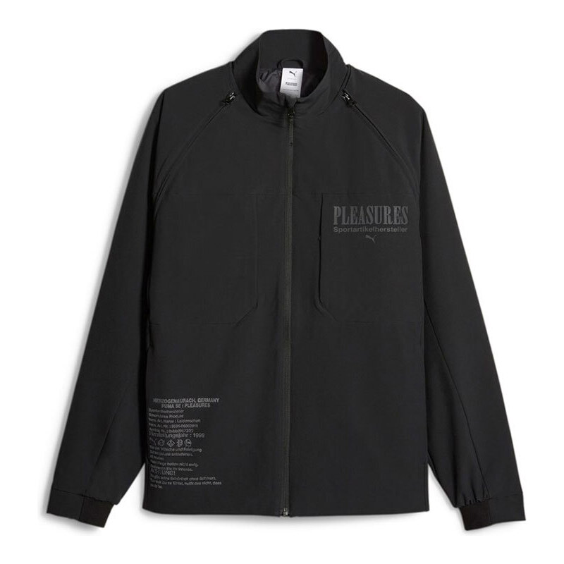 Puma x PLEASURES Zip-Off Jacket - Pánske - Bunda Puma - Čierne - 66357617