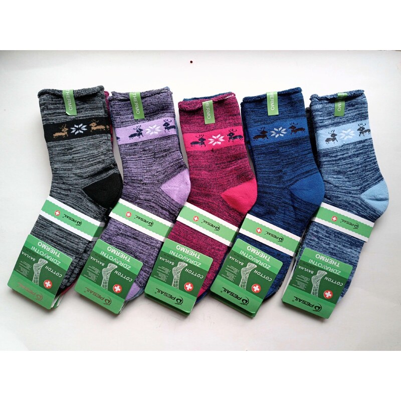 Dámske zdravotné ponožky termo 2 páry 24432097