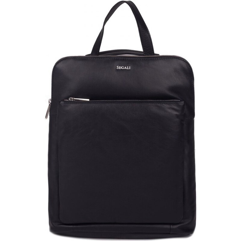 SEGALI Dámsky kožený batoh SG-29063 čierny 46637080