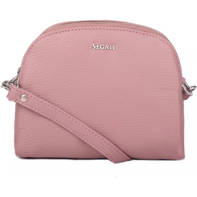 SEGALI Dámska kožená taška cez rameno SG-212 rose 46637087