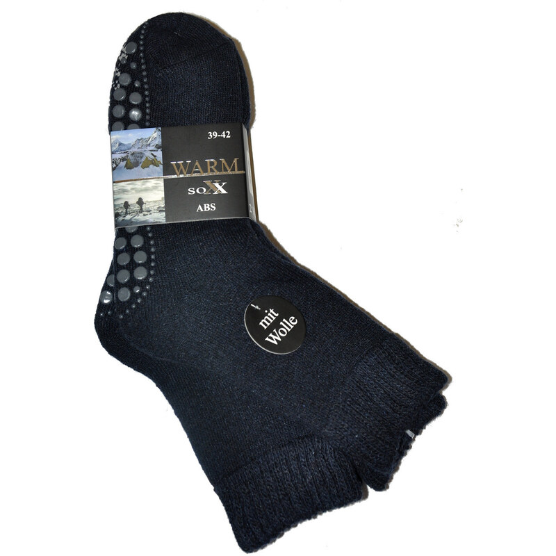 2 PACK pánskych ponožiek WiK 21463 Warm Sox ABS 39-46 46637797