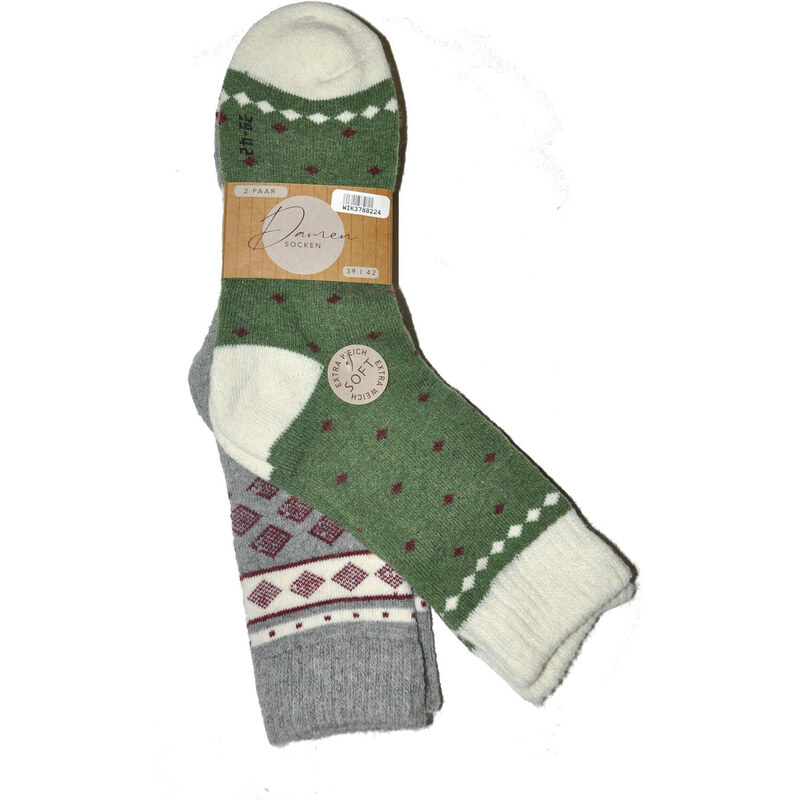 2 PACK dámskych ponožiek WiK 37882 Damen 35-42 67454830