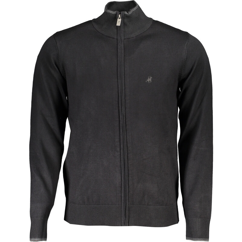 U.S. GRAND Pánsky čierny kardigan US Grand Polo 64706693