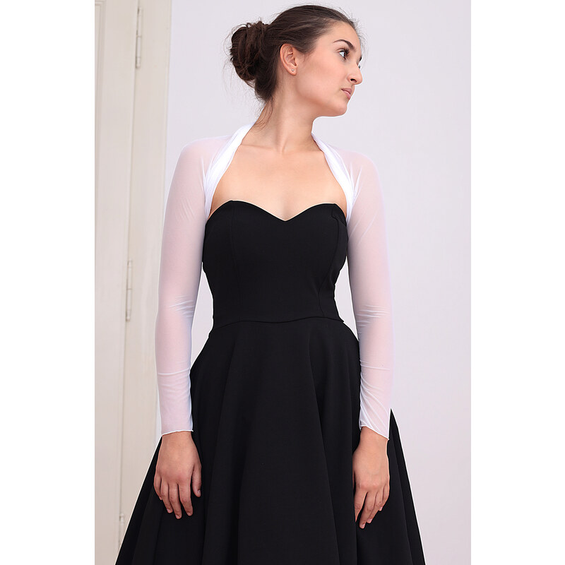 Glara Priesvitné krátke bolerko 46638499