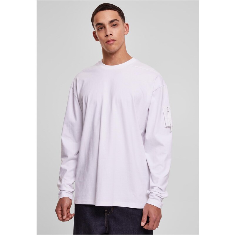 Urban Classics Long sleeve pocket white 50677643