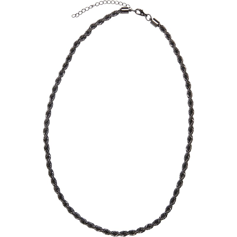 Urban Classics Charon Intertwine gunmetal necklace 50680998