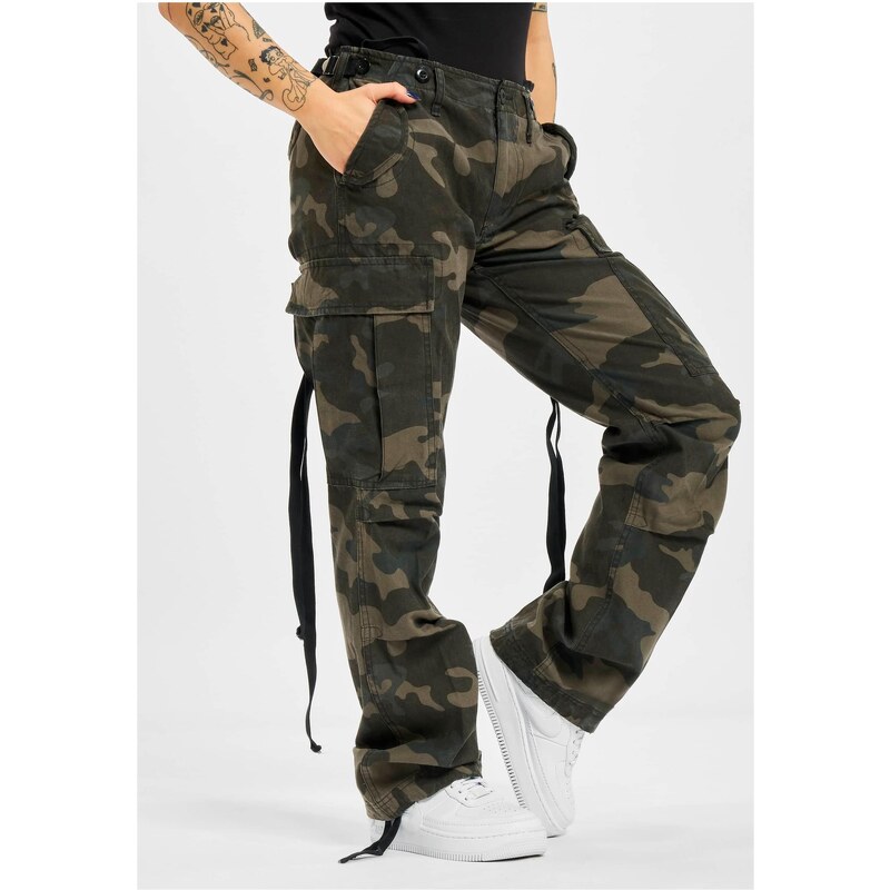 Brandit Womens M-65 Cargo Pants darkcamo 50683496
