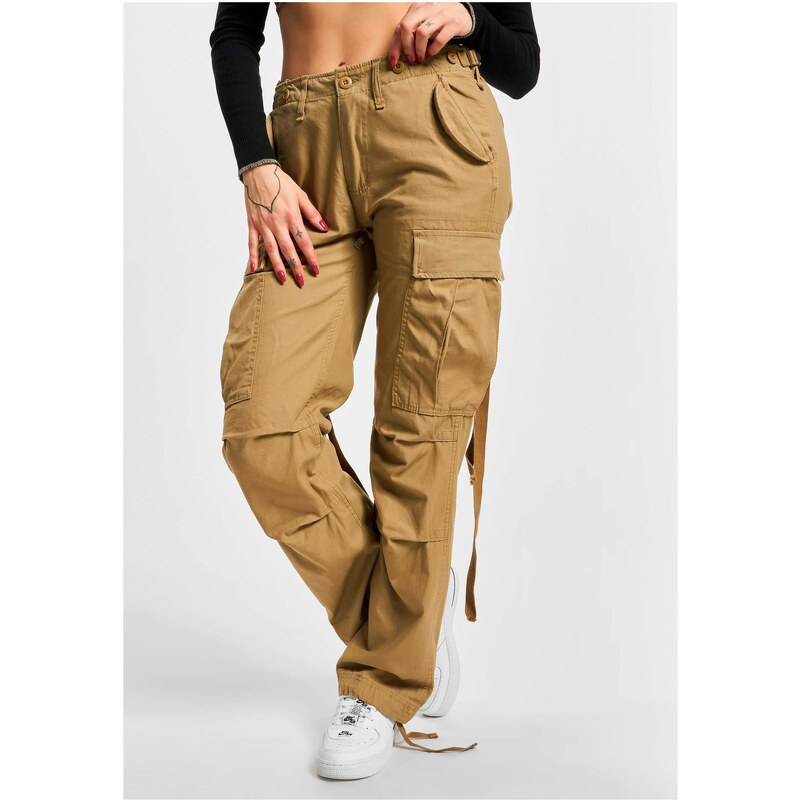 Brandit Womens Camel Pants M-65 Cargo Pants 50664632
