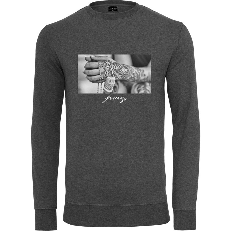 Mister Tee Pray 2.0 Charcoal Crewneck 50646285