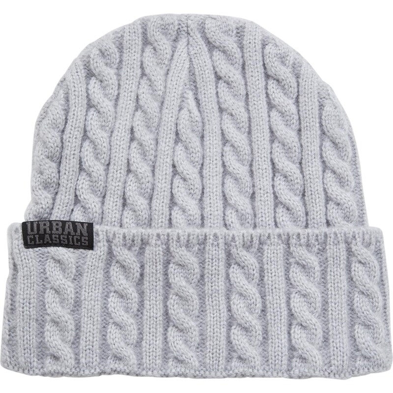 Urban Classics Cable knitted cap heathergrey 50563777