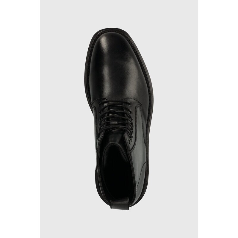 Kožená obuv Gant Boggar pánske, čierna farba, 27641330.G00