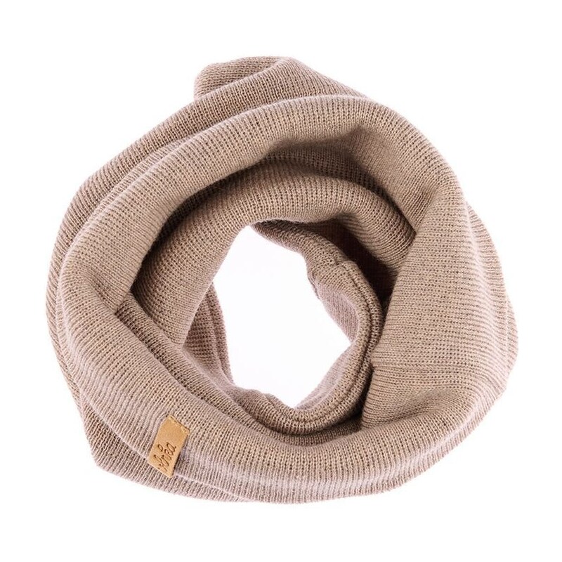 Vlnený nákrčník Vlnka N02 béžová 35261244