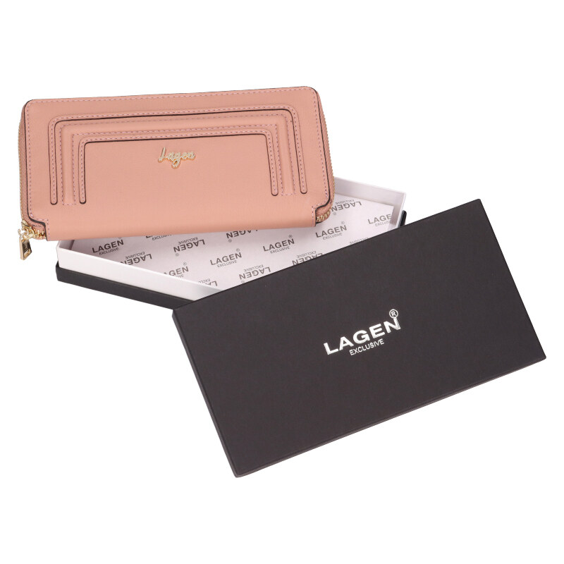 Značková dámska peňaženka s vreckom na mobil Lagen(GDPN26)