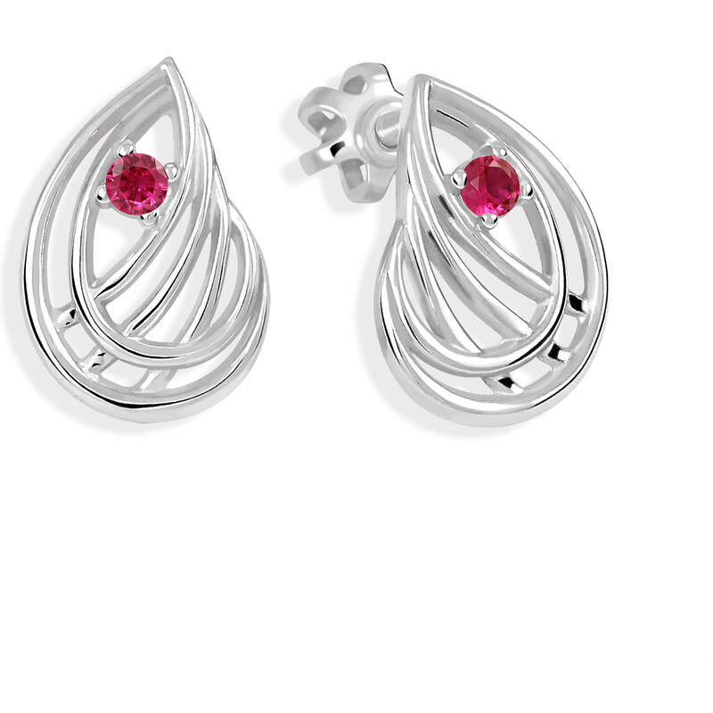 Soliter Pôvabné strieborné náušnice so zirkónmi 436 001 00543 0400770 66579358