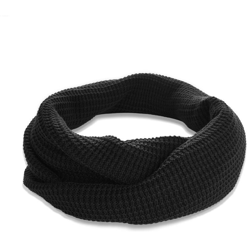 PAOLO PERUZZI Teplý pánsky nákrčník BR-06-BL | čierna BR-06-BL 46668245