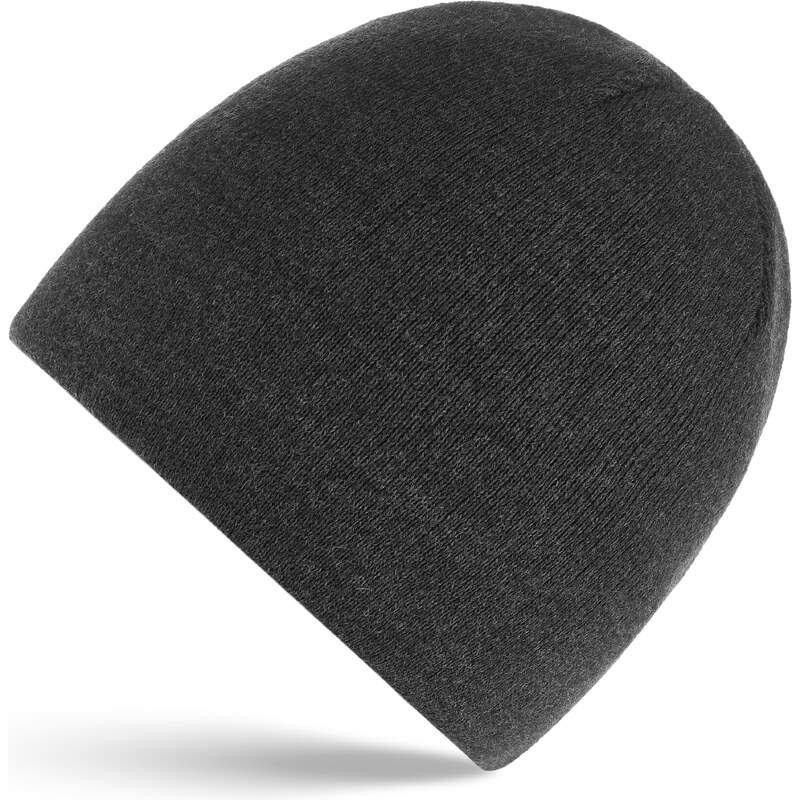 PAOLO PERUZZI Teplá pánska čiapka BR-01-GR | grafit BR-01-GR 46668251