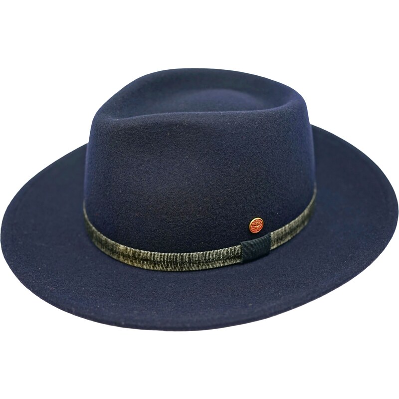 Luxusný modrý klobúk Mayser - Monako