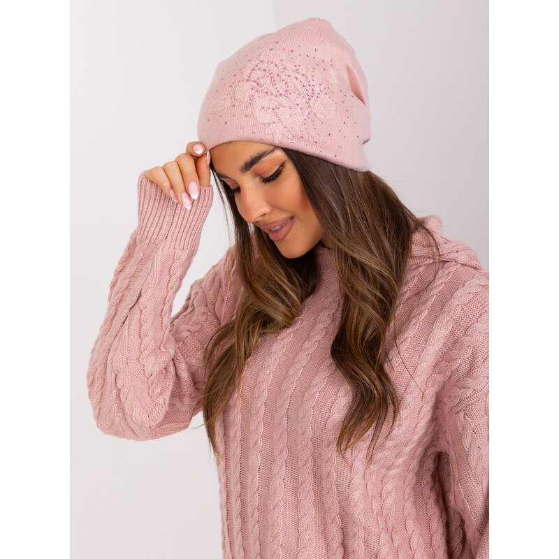 Wool Fashion Italia Cap-AT-CZ-23250.01P-Light Pink 64686646