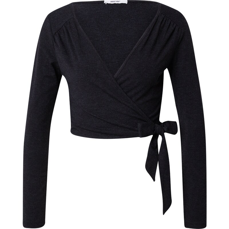 ABOUT YOU Tričko Talisha sivá melírovaná 54262673