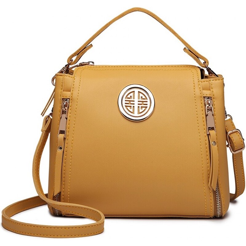 Miss Lulu Kabelka - Arcadia, eko kožená s doplnkami, žltá 46691269