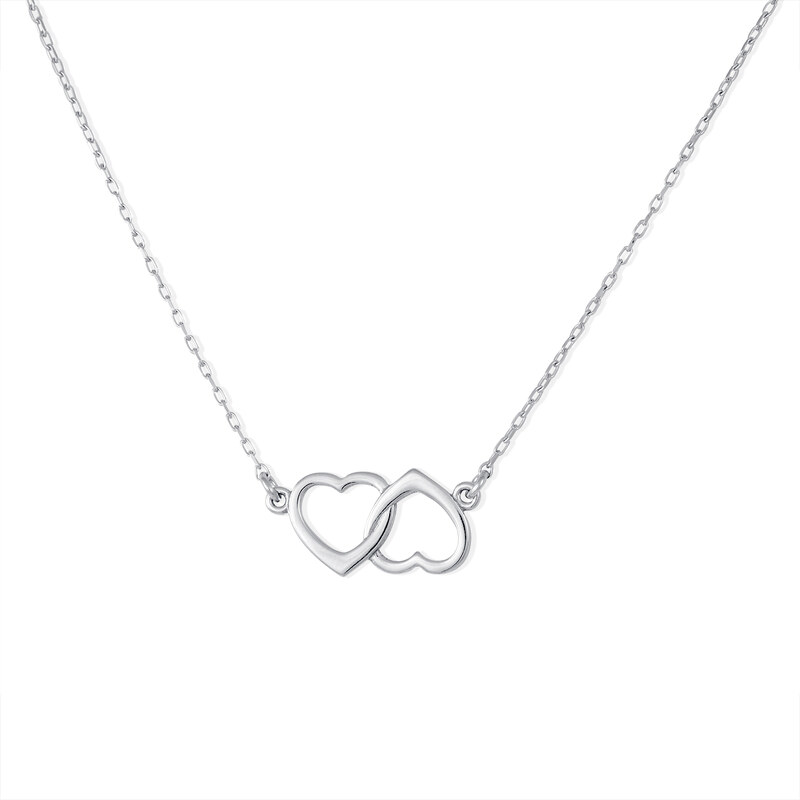 Soliter Pôvabný strieborný náhrdelník Srdiečka 473 001 01756 04 66591431