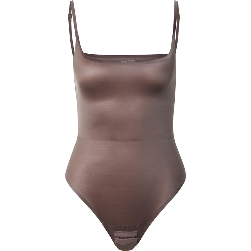 MAGIC Bodyfashion Košeľové body čokoládová 68503574