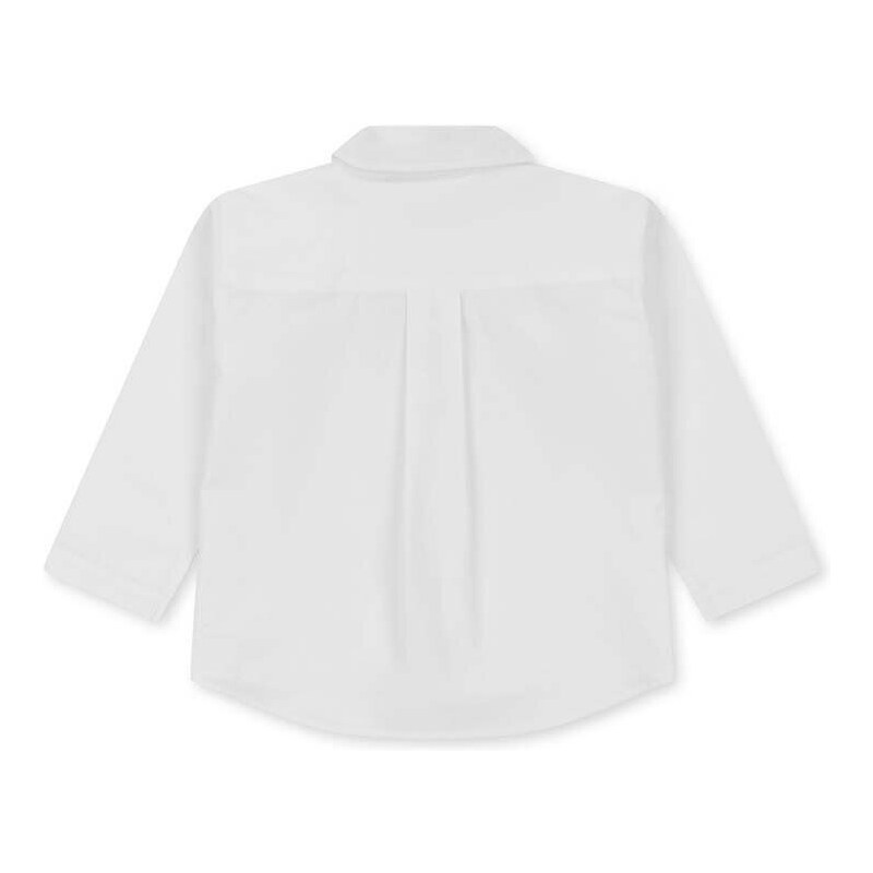 Detská bavlnená košeľa Konges Sløjd biela farba