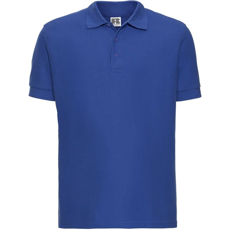 Mens Ultimate Russell Blue Cotton Polo Shirt 50512263