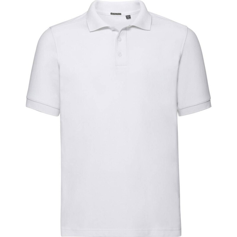 RUSSELL Mens T-shirt Tailored Stretch Polo R567M 95% smooth cotton 50513469