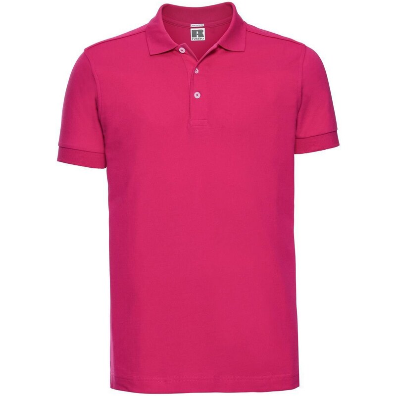 RUSSELL Mens T-shirt Stretch Polo R566M 95% smooth cotton ring-spun 5% 50511838