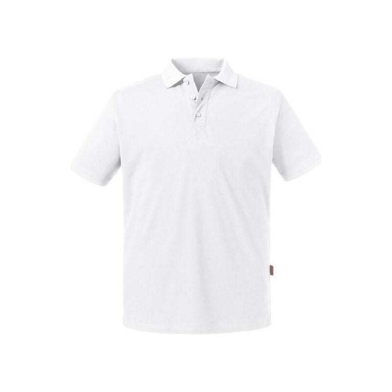 Biała koszulka męska polo Pure Organic Russell 50513465