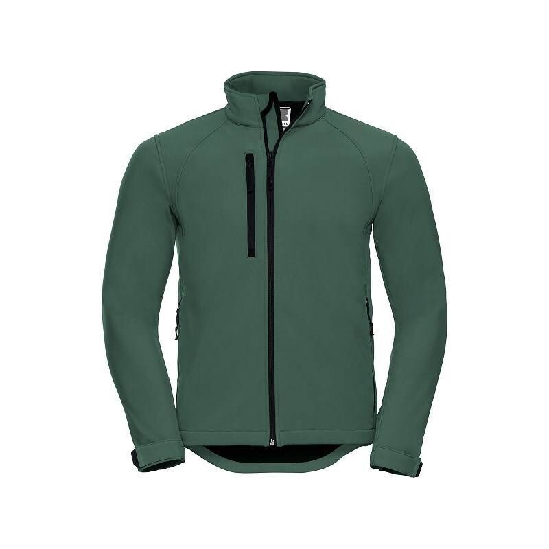 Green Mens Soft Shell Russell Jacket 50511705