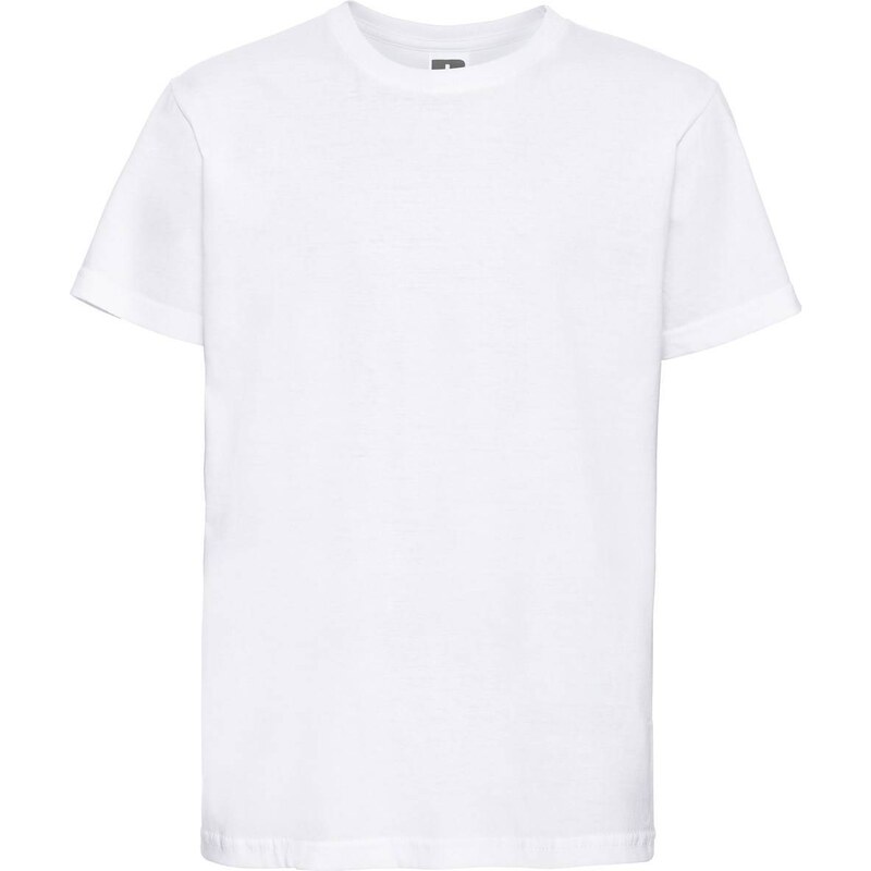 E-shop White Childrens T-shirt Slim Fit Russell