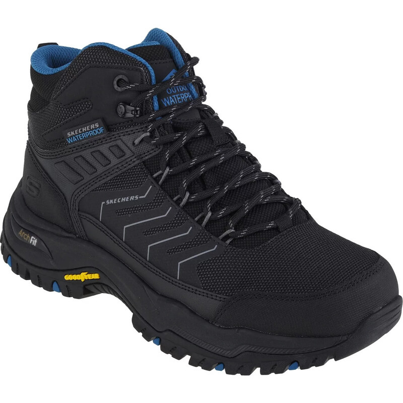 Čierna členková outdoorová obuv Skechers Arch Fit Dawson-Raveno 204634 46726931