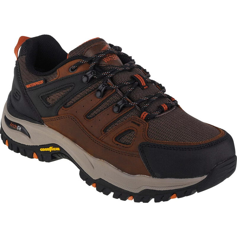 Hnedá pánska turistická obuv Skechers Arch Fit Dawson-Argosa 204630 46726932