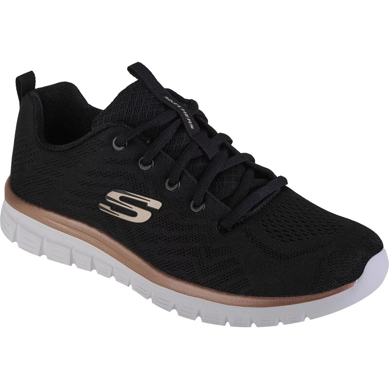 Čierne pohodlné tenisky Skechers Graceful-Get Connected 12615-BKGD 46726947