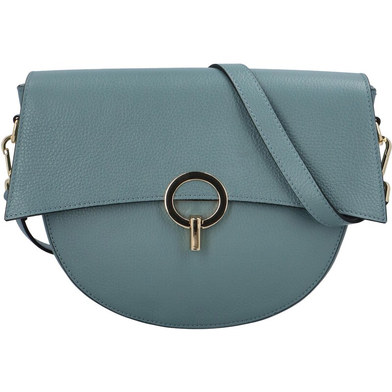 Delami Vera Pelle Dámska kožená crossbody bledomodrá - Delami Nora 46859220