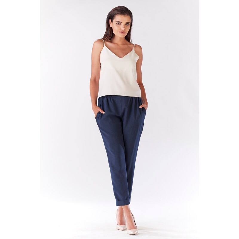 Awama Womans Pants A186 Navy Blue 57776193