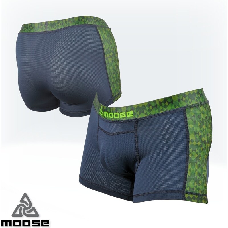 TABIT BOXER MEN pánske rýchloschnúce funkčné boxerky Moose Zelená XS 1 47518168