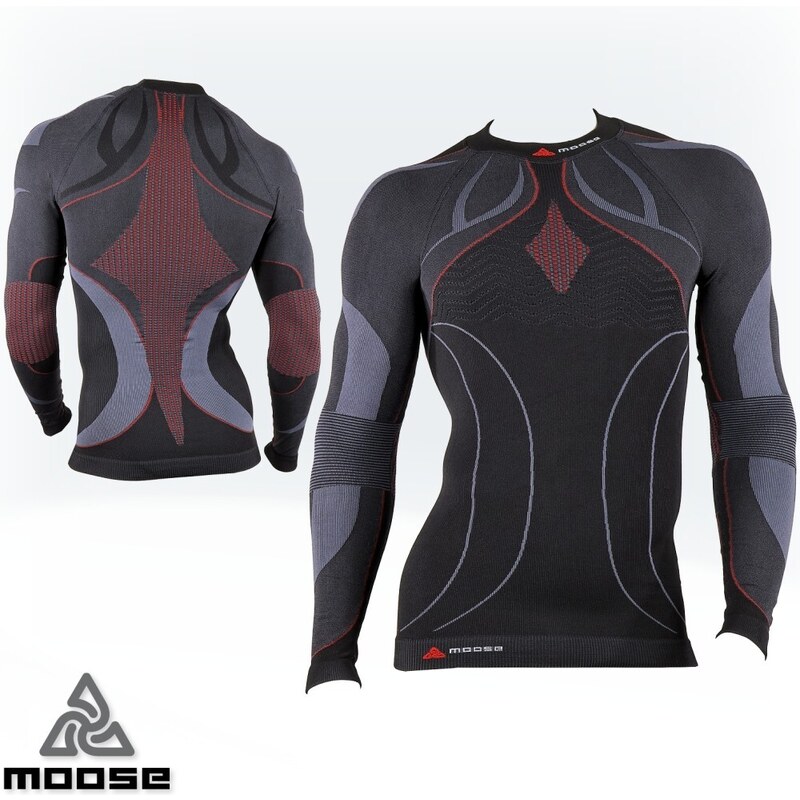 EXPEDITION TEE LSL MEN zimné funkčné oblečenie Moose Sivá XS / S 1 kus 46749521