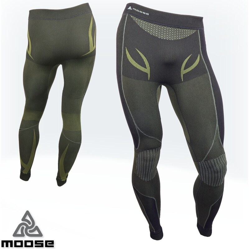 EXPEDITION PANTS MEN zimné funkčné oblečenie Moose Zelená XS / S 1 kus 47518172