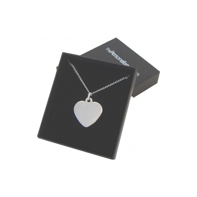 Ligot Prívesok z chirurgickej ocele srdce - stredné H2727-SS 46719490