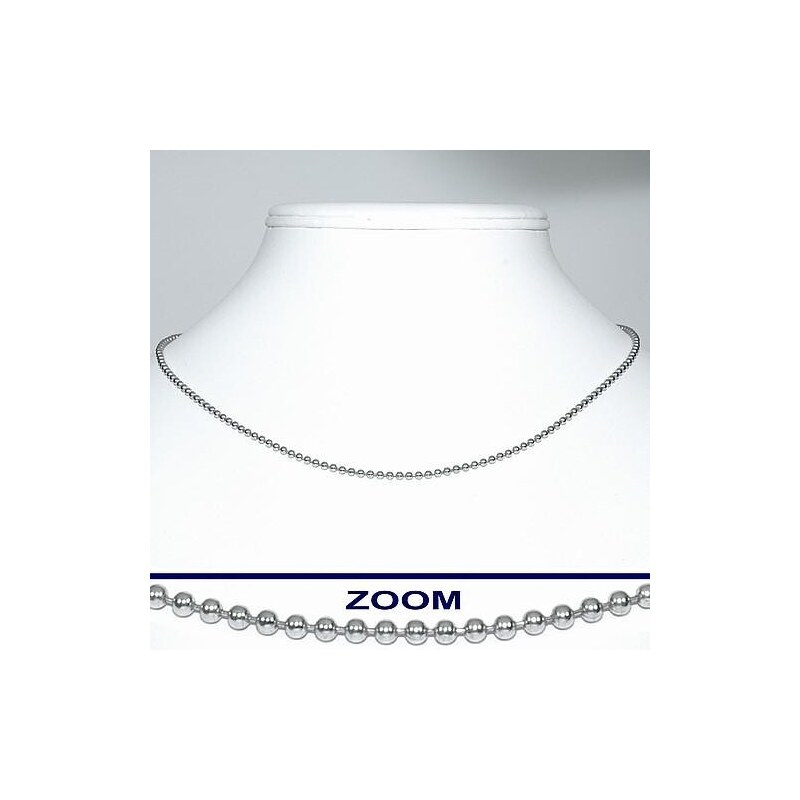 Ligot Tenká guľôčková oceľová retiazka 1 mm MCJE001 62426452