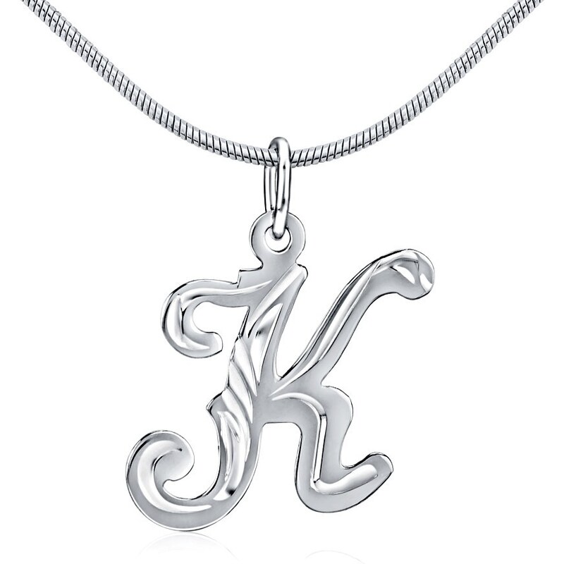 Ligot Strieborný prívesok - písmeno K SILVEGOB10068-K 46719518