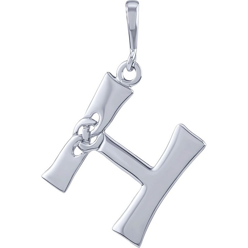 Ligot Keltský strieborný prívesok písmeno H PRMP13861 46719604