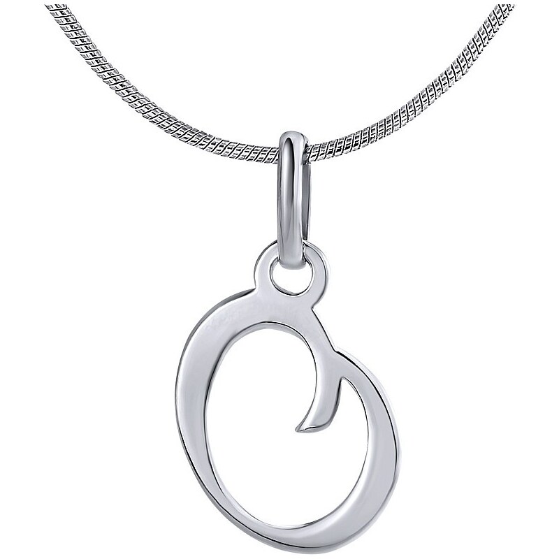 Ligot Prívesok zo striebra písmeno O ZTP1207170-O 46719624
