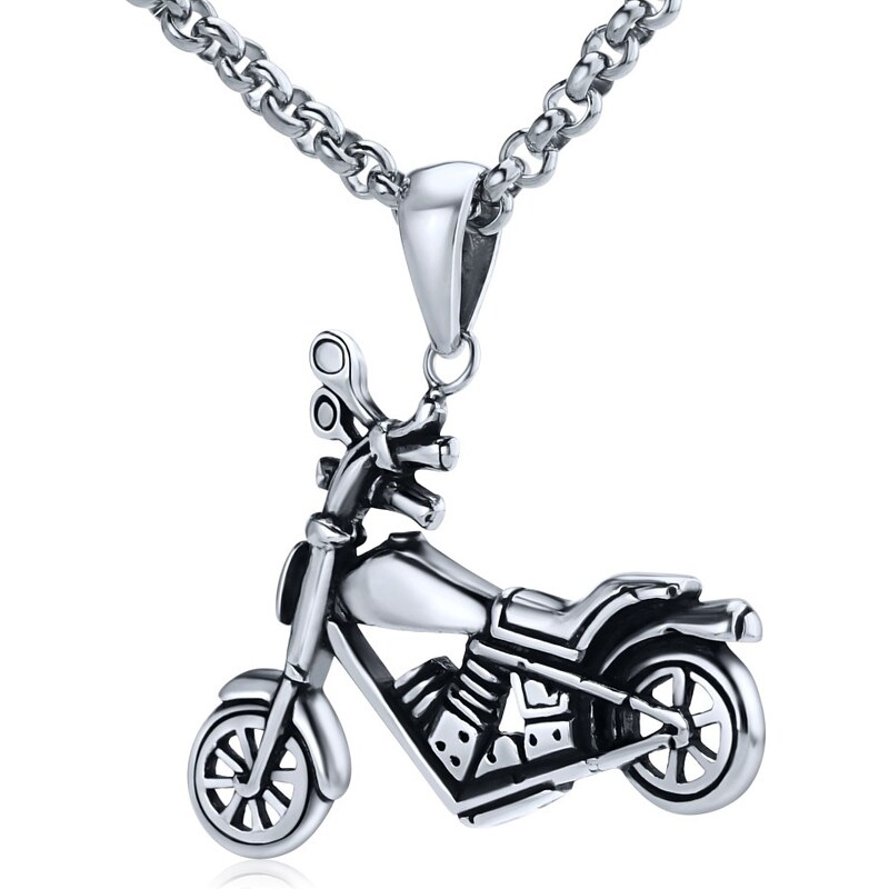 Ligot Prívesok motorka zo striebra ZTP84039 46719642