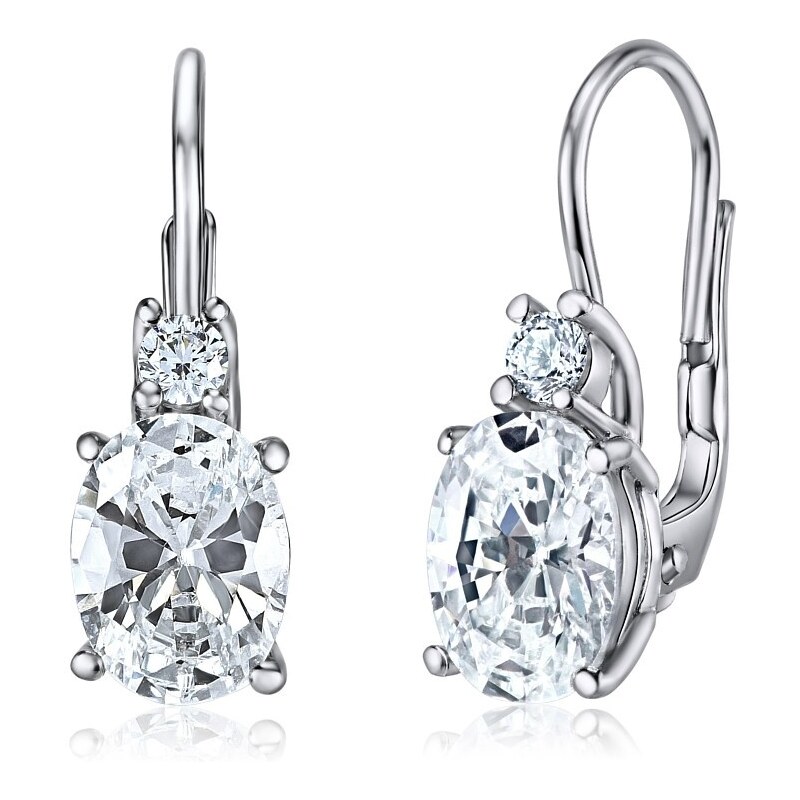 Ligot Strieborné náušnice SIERRA s čírymi zirkónmi SILVEGOB31811C 46719783